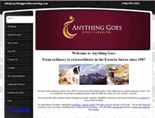 Tablet Screenshot of anythinggoesfinecatering.com